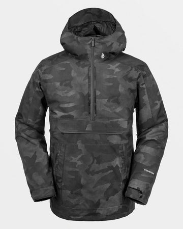 Brighton Pullover Winter Jacket - Black Camo