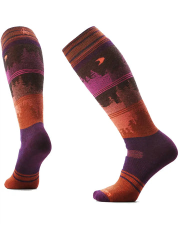 Women's Snowboard Twilight Vista OTC Thermal Socks - Purple Iris