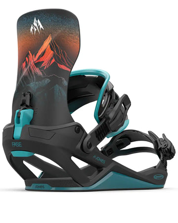 Mercury Fase Snowboard Bindings - Blue Art 2026