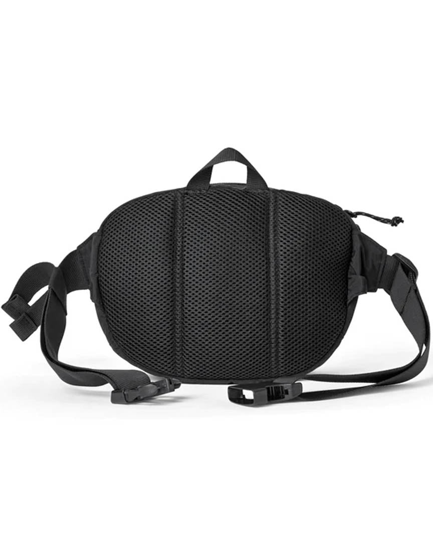 Nylon Hip Bag Shoulder Bag - Black