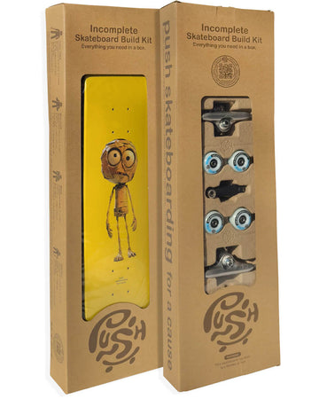 Plywood Guy Incomplete Skateboard 7.25