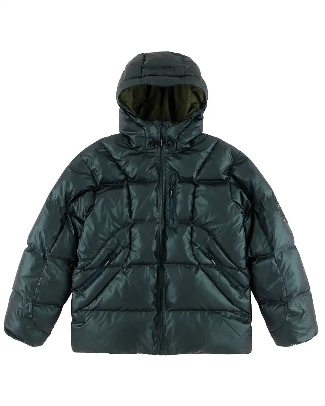 Mountain Puffy Winter Jacket - Deep Forest