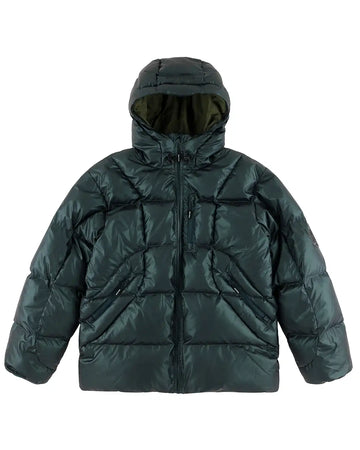 Mountain Puffy Winter Jacket - Deep Forest