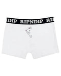 Peek A Nermal Boxer Shorts - White