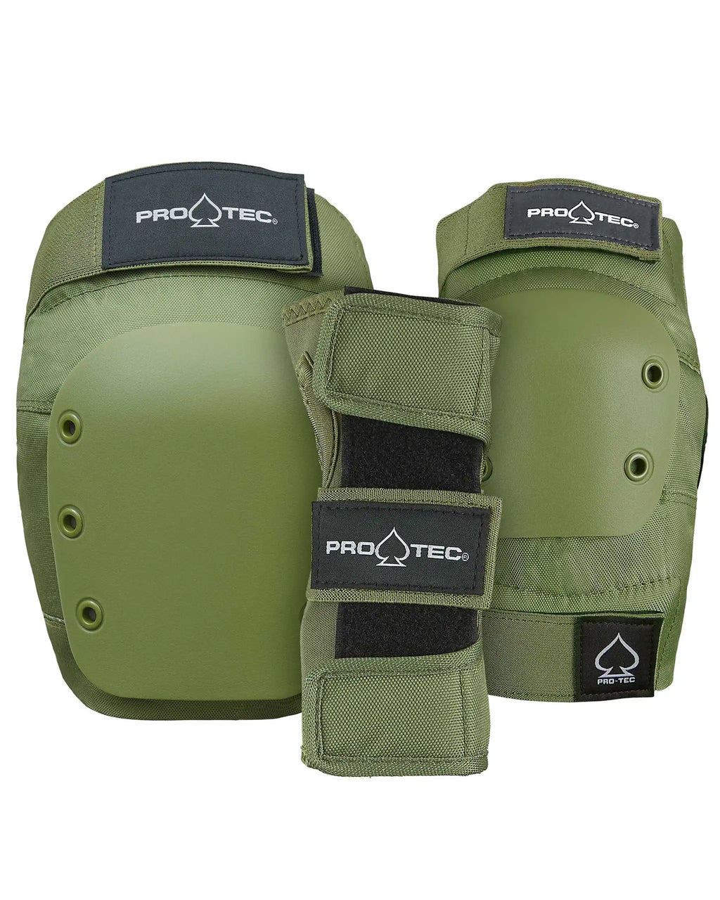 Équipement de protection Protection Street Gear Jr 3Pack - Green par PRO-TEC
