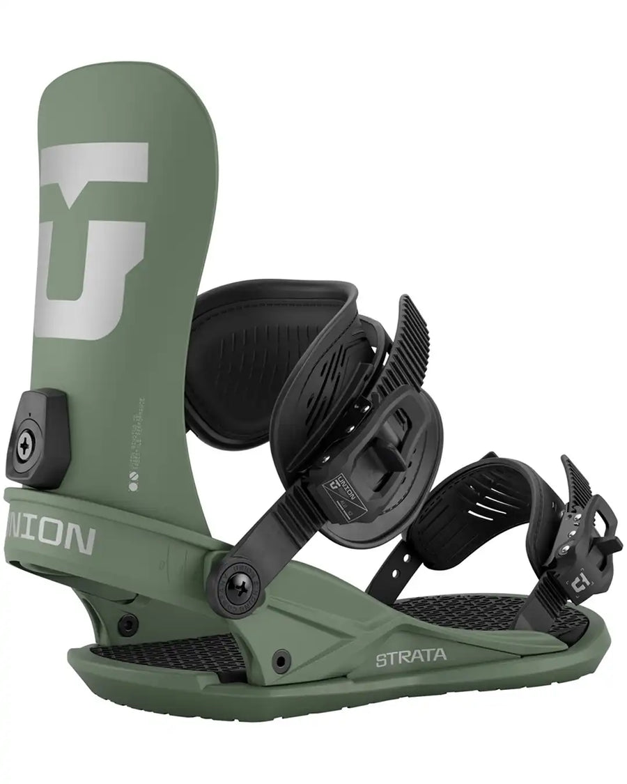 Fixation De Snowboard Strata - Olive Green 2026