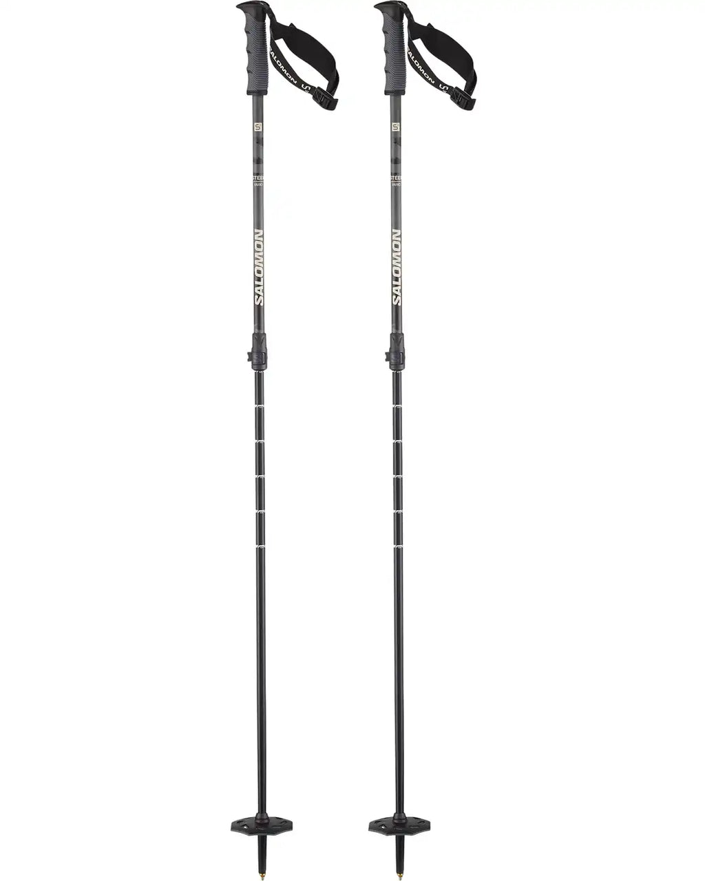 Steep Vario S3 Ski Poles - Black Ebony