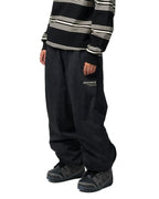 SOUVENIR Parachute - Blotch Print Snow Pants - Black – view 3