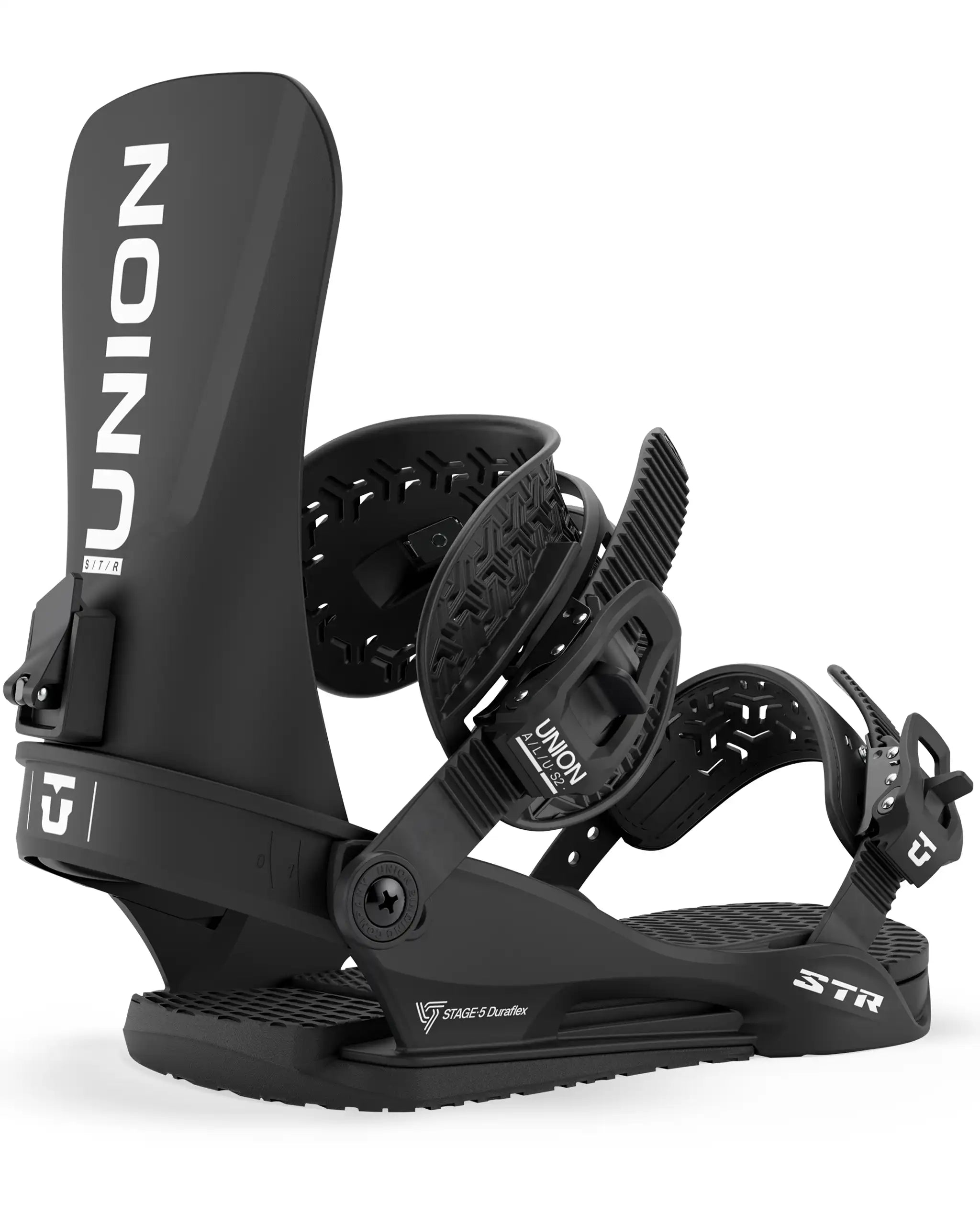 Str Snowboard Bindings - Black 2027