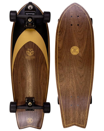 Ruins To Roses Surfskate Complete Cruiser Skateboard