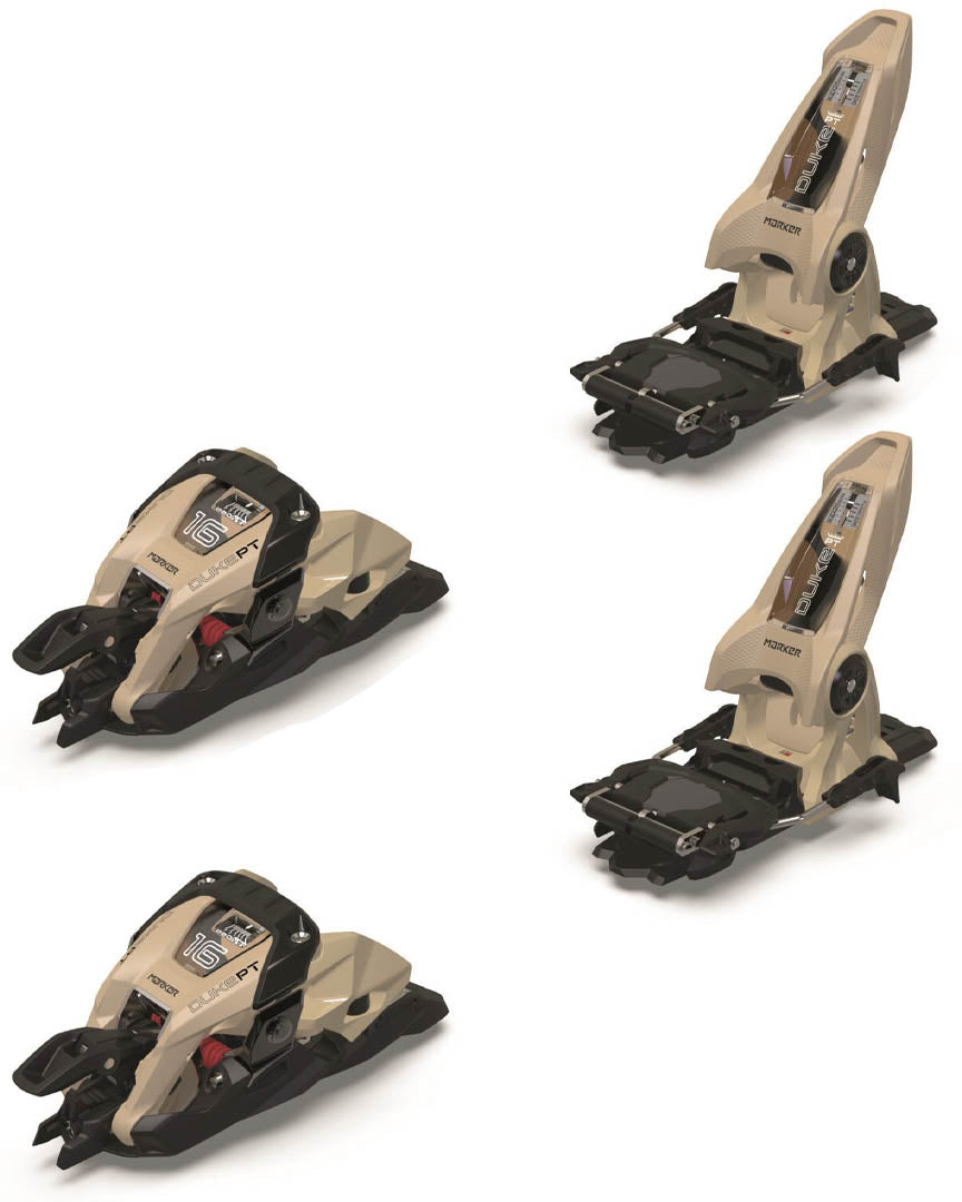 Duke Pt 16 Ski Bindings - Tan/Black 2024