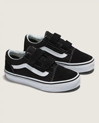 Little Kids Old School V Shoes - Black/True White
