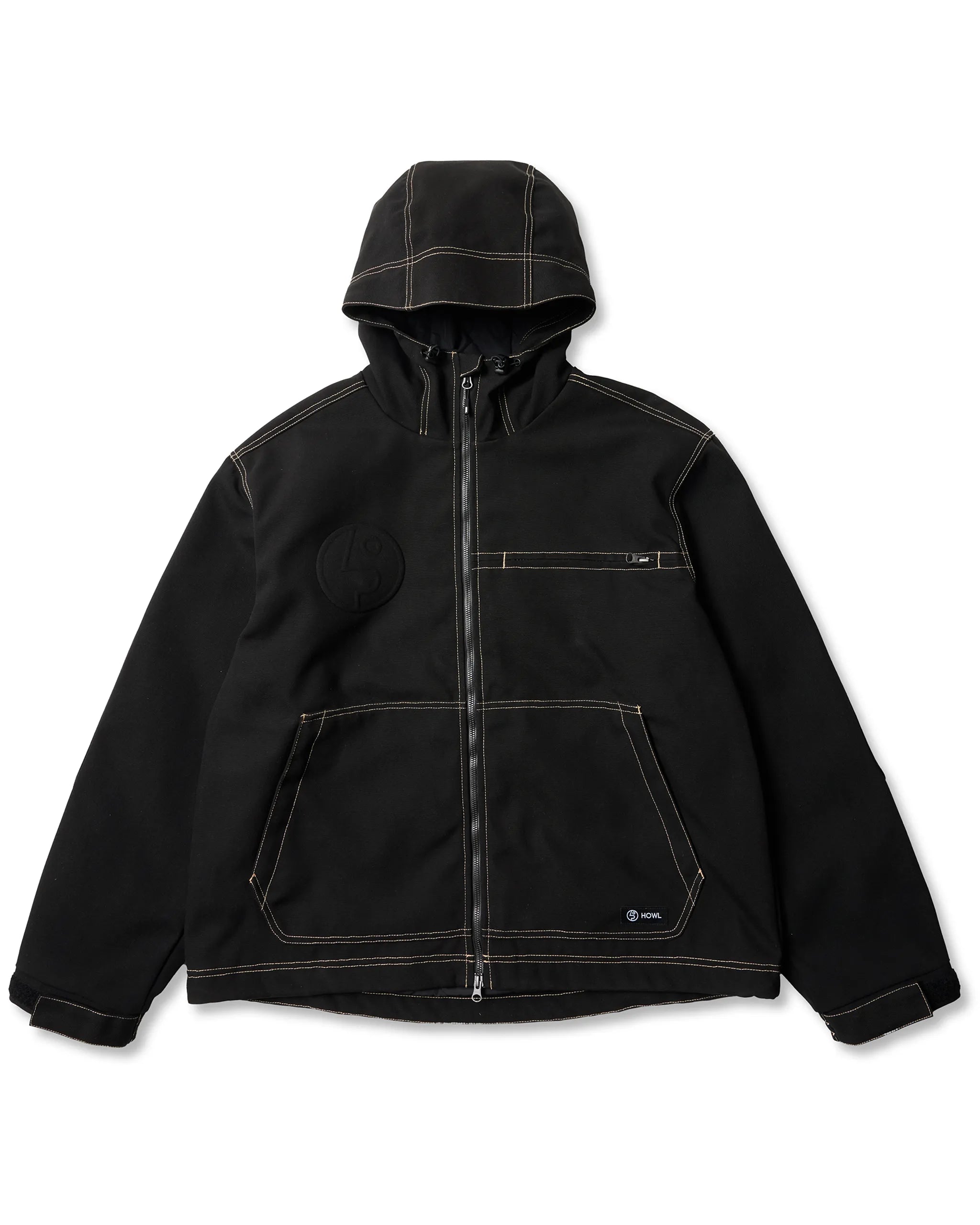 HOWL Workwear Public Winter Jacket - Black