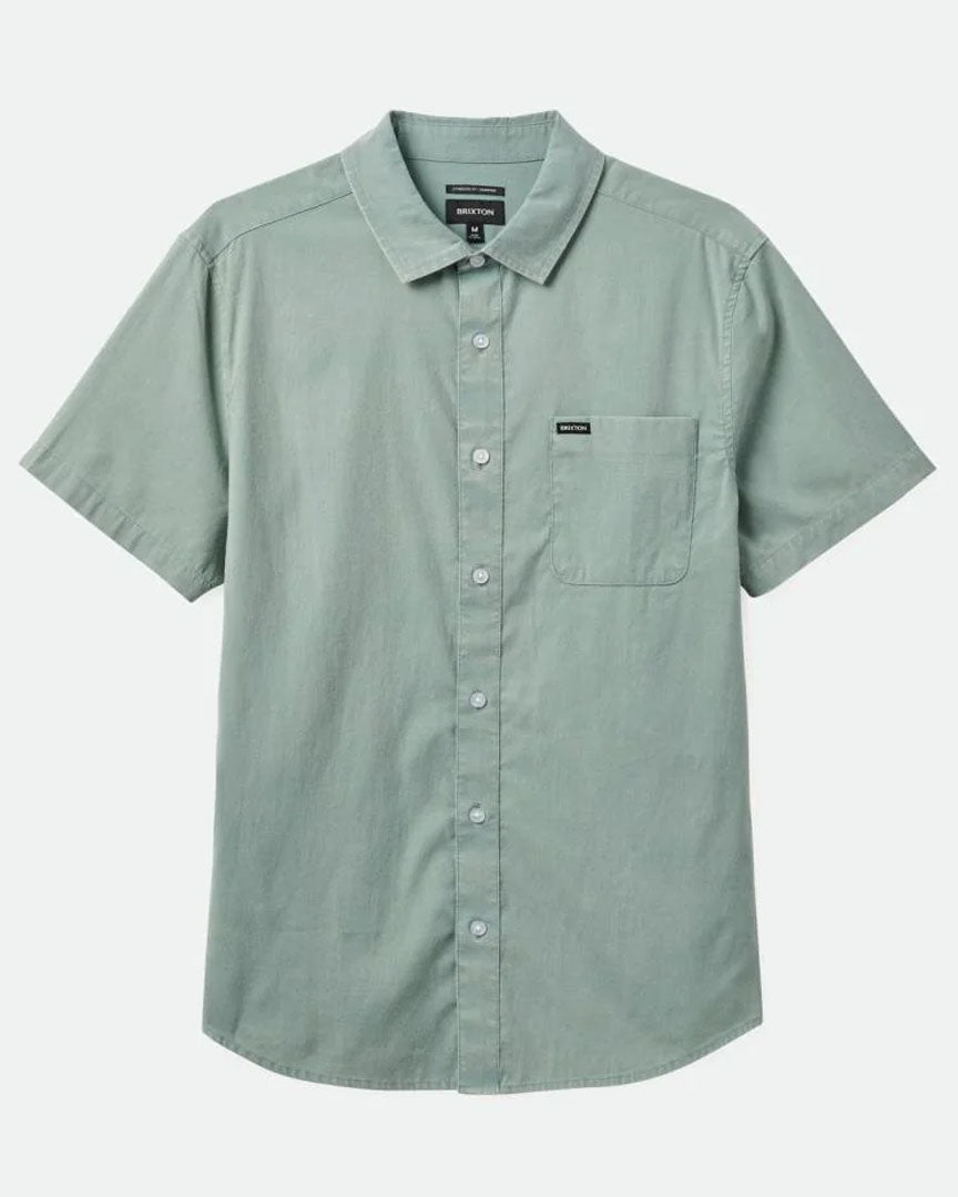 Charter Sol Wash S/S Shirt - Chinois Green