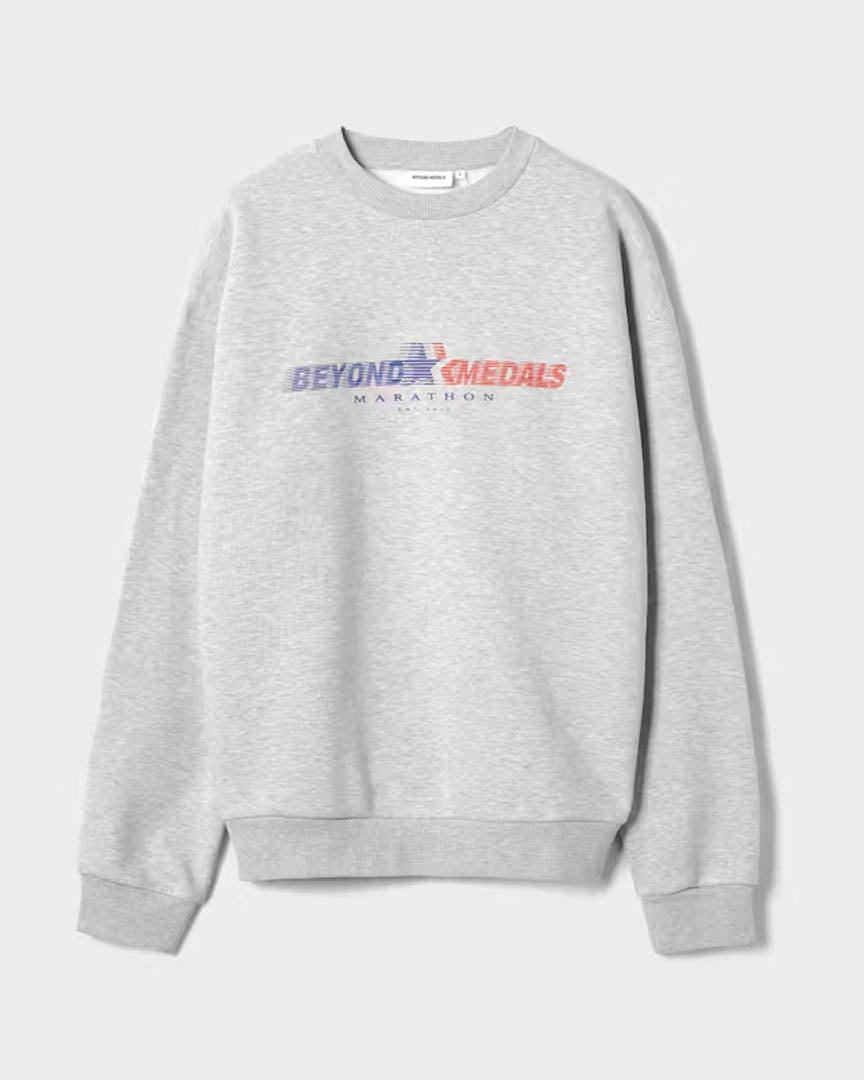 Crewneck Marathon Sweatshirt - Grey