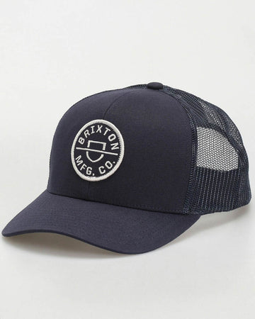 Crest X Mp Mesh Cap Hat - Washed Navy/Navy