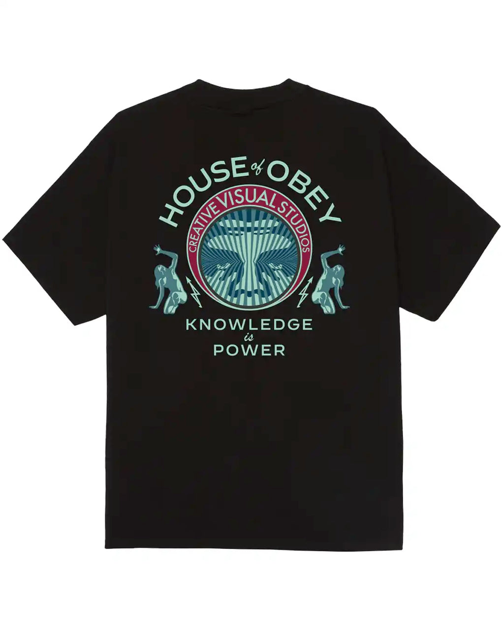 Knowledge Is Power T-Shirt - Black