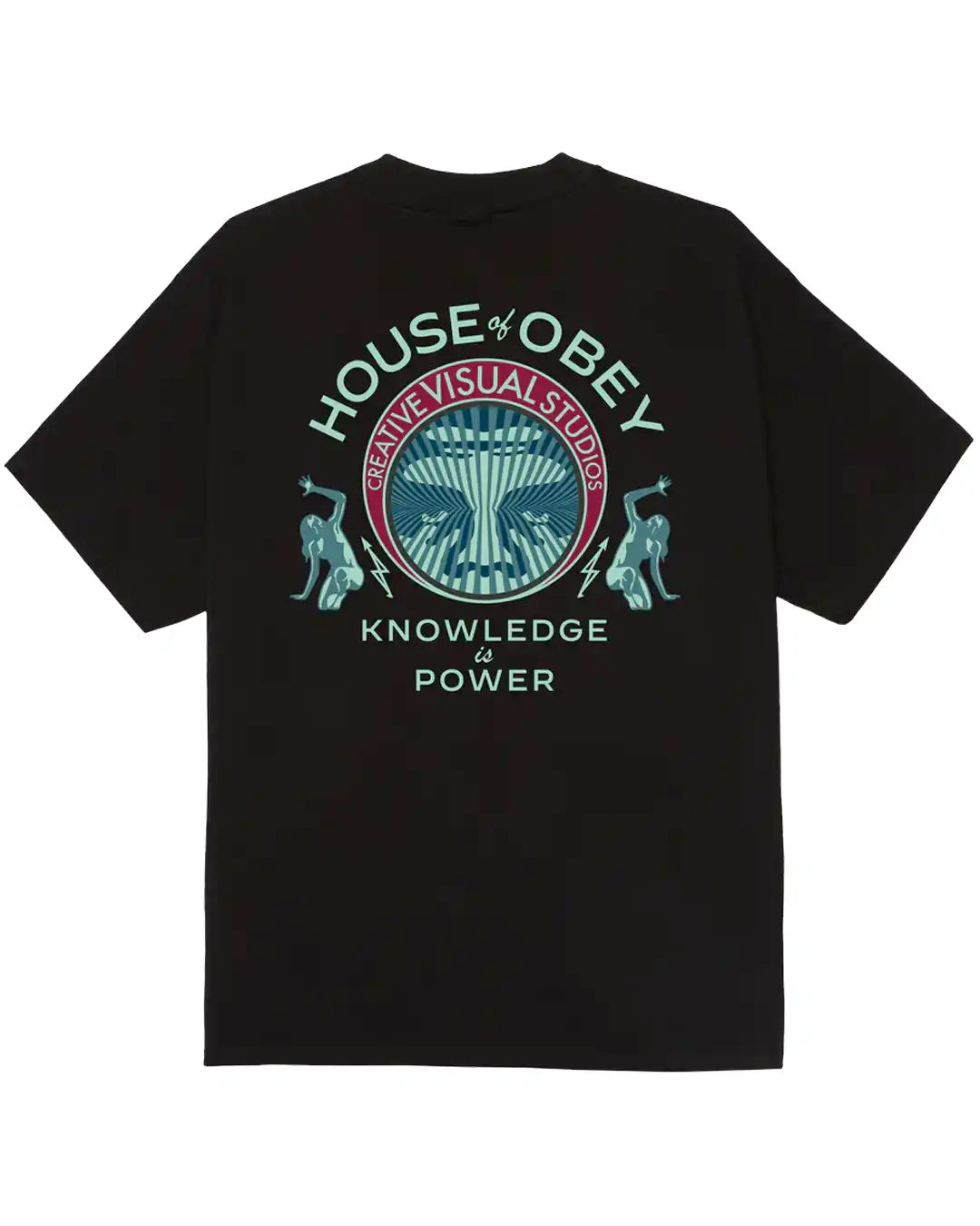 Knowledge Is Power T-Shirt - Black