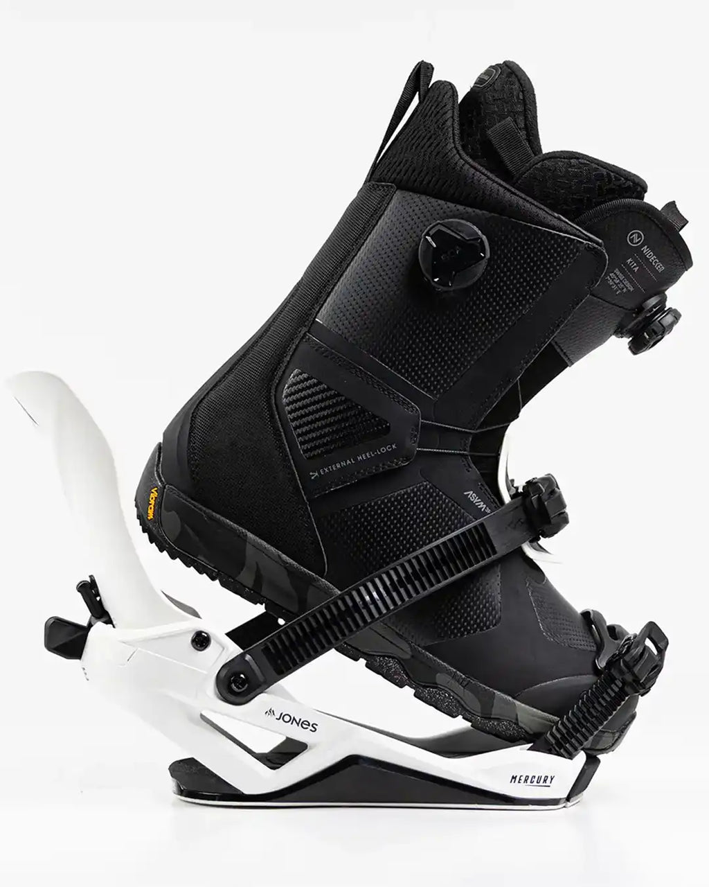 Mercury Fase Snowboard Bindings - Cloud White 2027