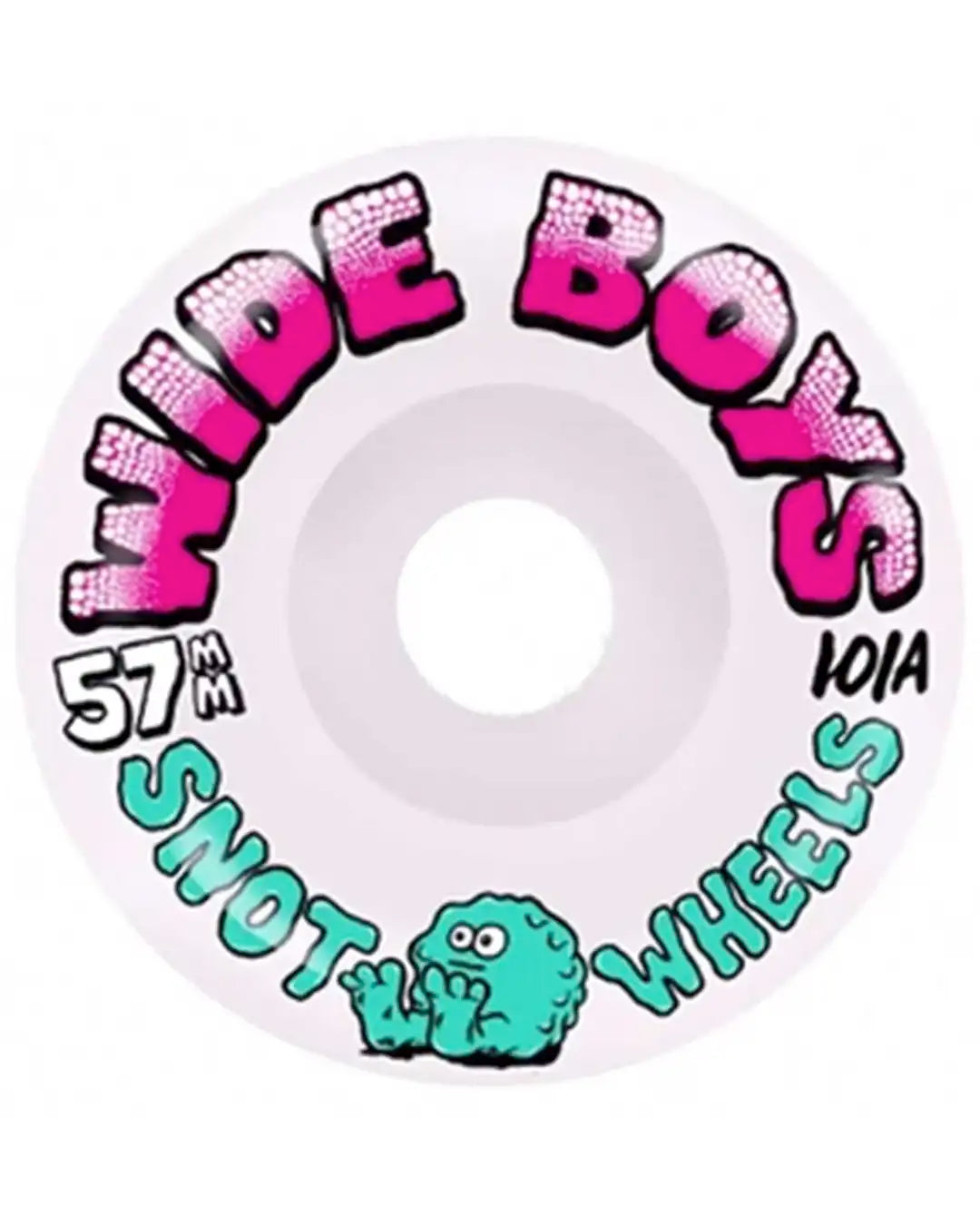 Wide Boys 101A Skateboard Wheels - Glow In The Dark 57mm