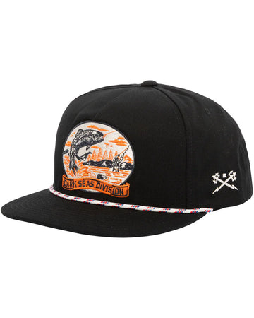 Whitley Snapback Hat - Black