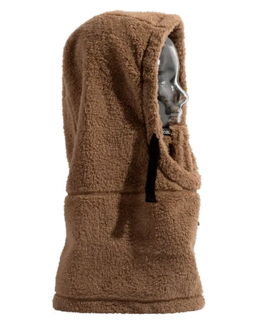 Neck Warmer Ridge Hood - Light Brown