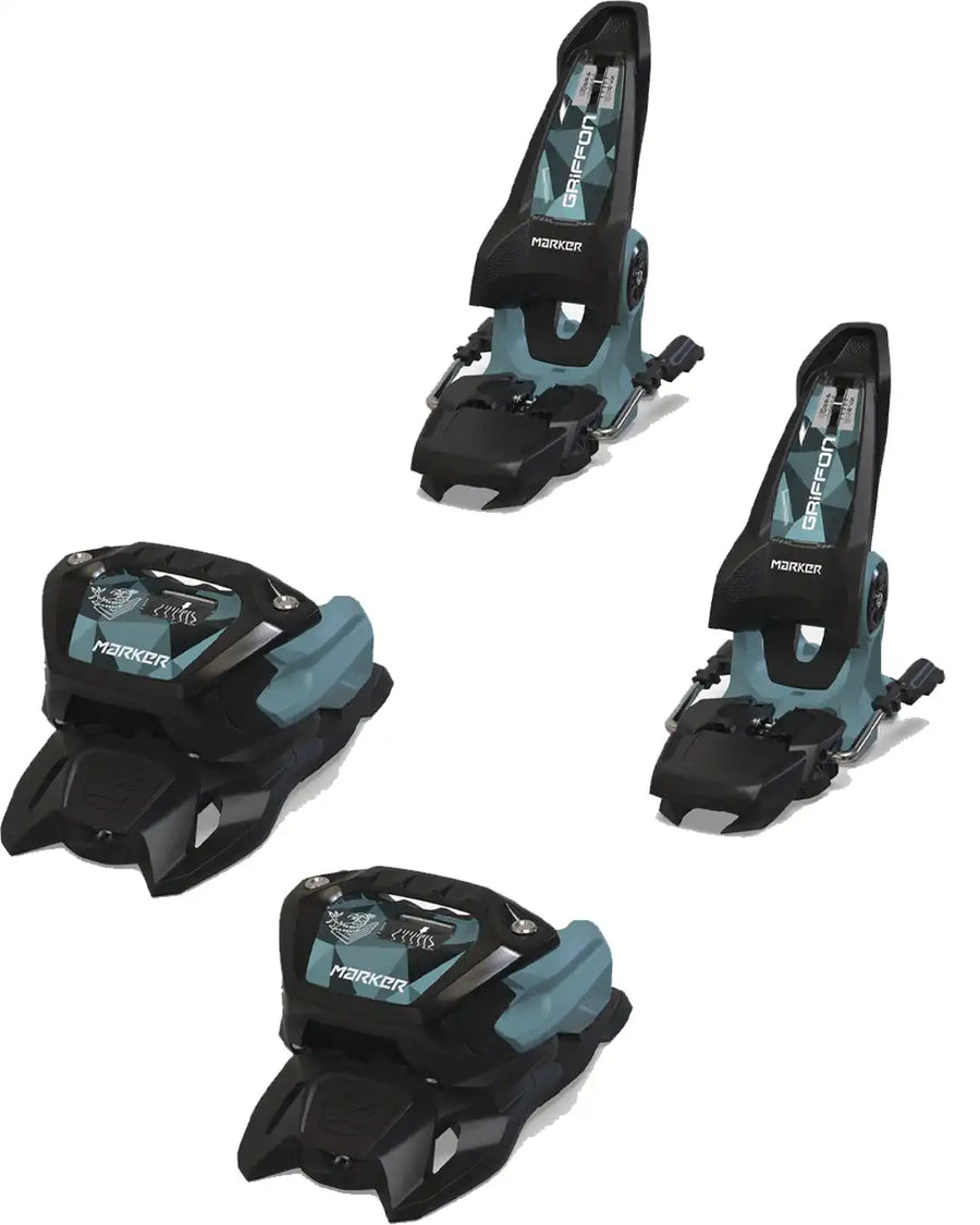 Fixation De Ski Griffon 13 - Black/Powder Blue 2026