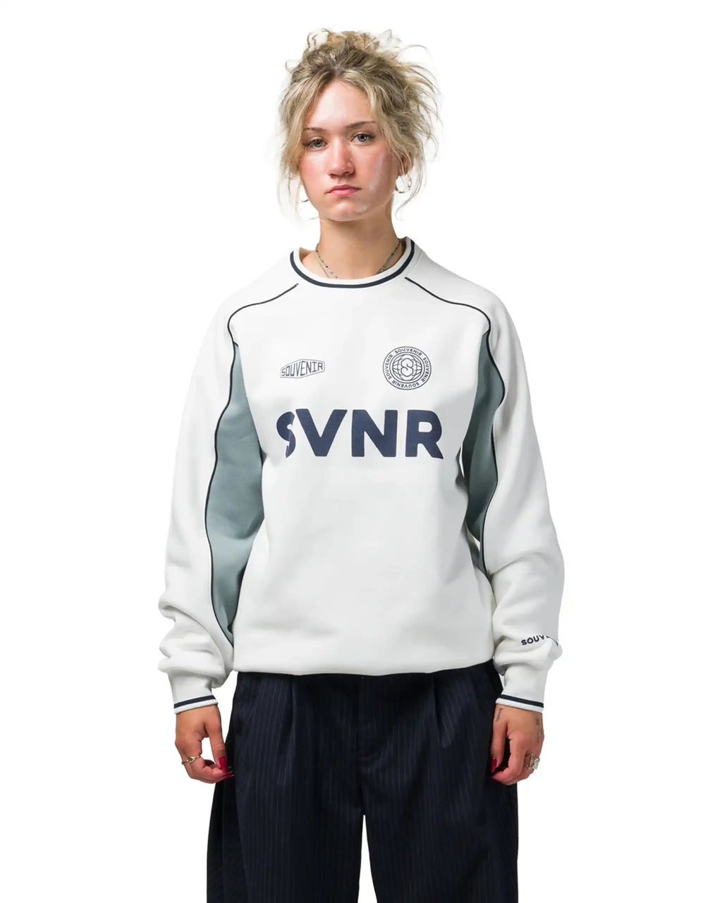 SOUVENIR Team Crew Sweatshirt - Optic White – view 2