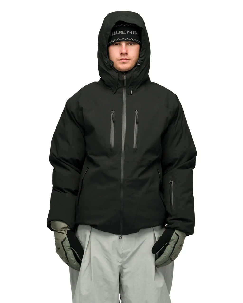 SOUVENIR Snowboard Parka Winter Jacket - Black – view 4