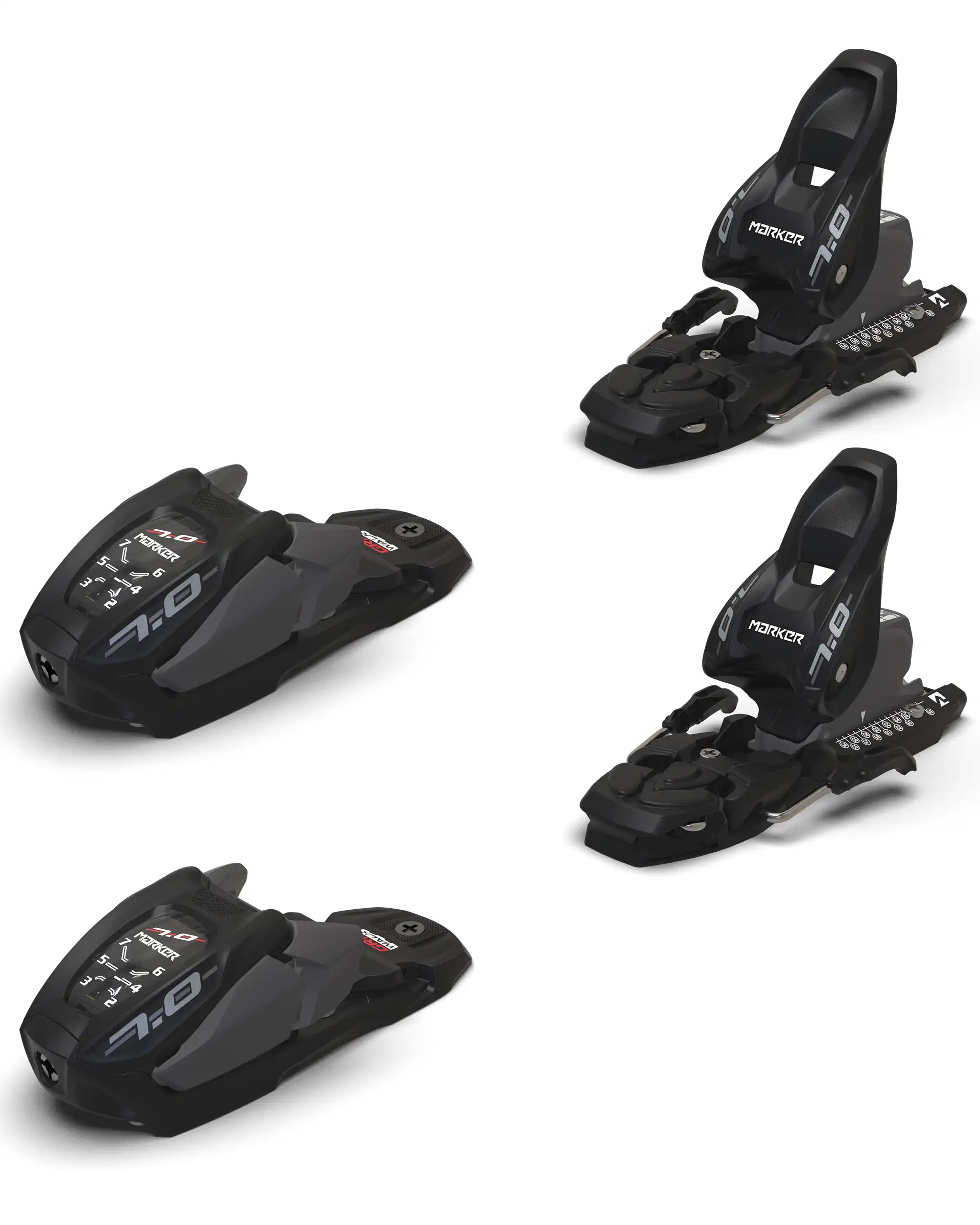 Fixation De Ski 7 - Black/Anthracite 2027