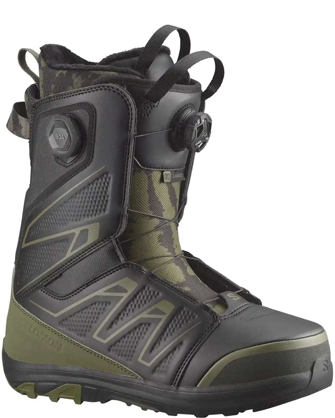 Launch Boa Sj Boa Snowboard Boots - Black/Olive 2026