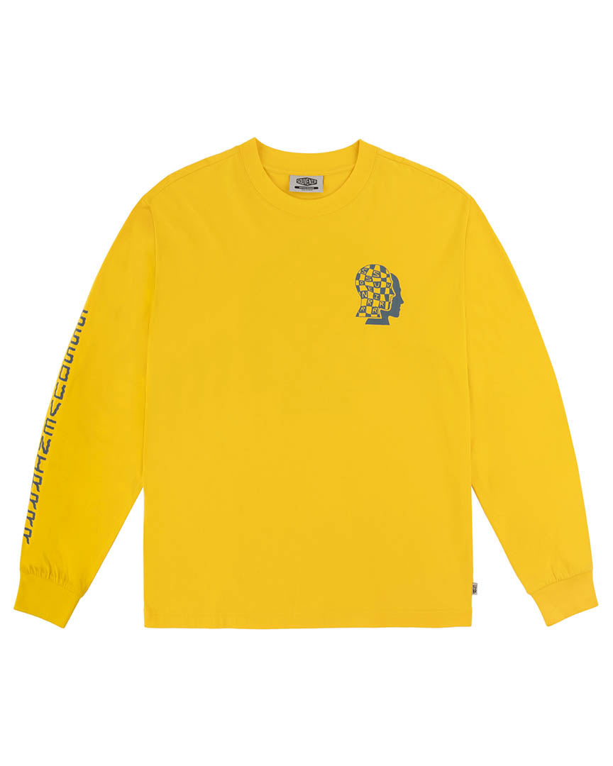 Check Your Head Long Sleeve T-Shirt - Butter