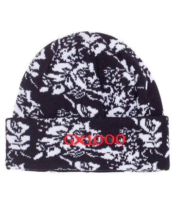 Tuque Floral Beaniet Country - Black