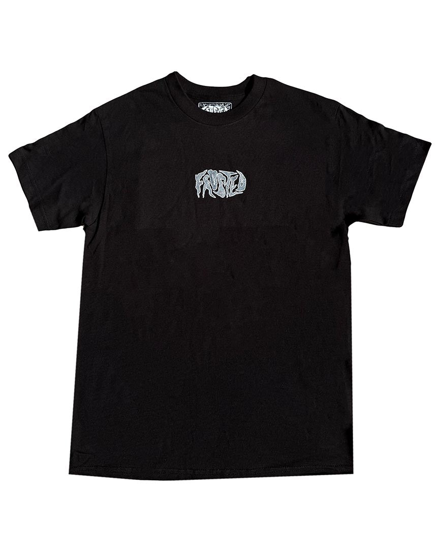 T-Shirt Silver Glitch Classic - Black