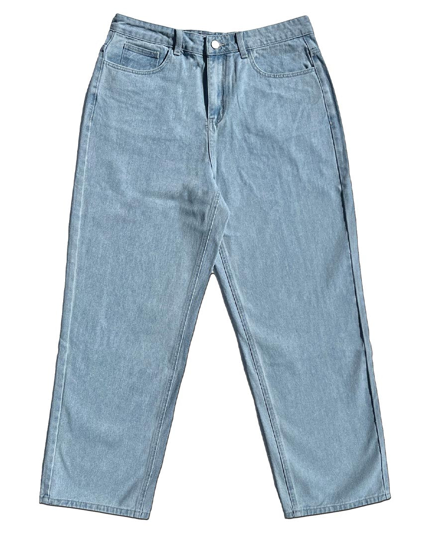 Wavy Classic Baggy Jeans - Light Blue