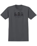 T-Shirt No Evil - Asphalt White
