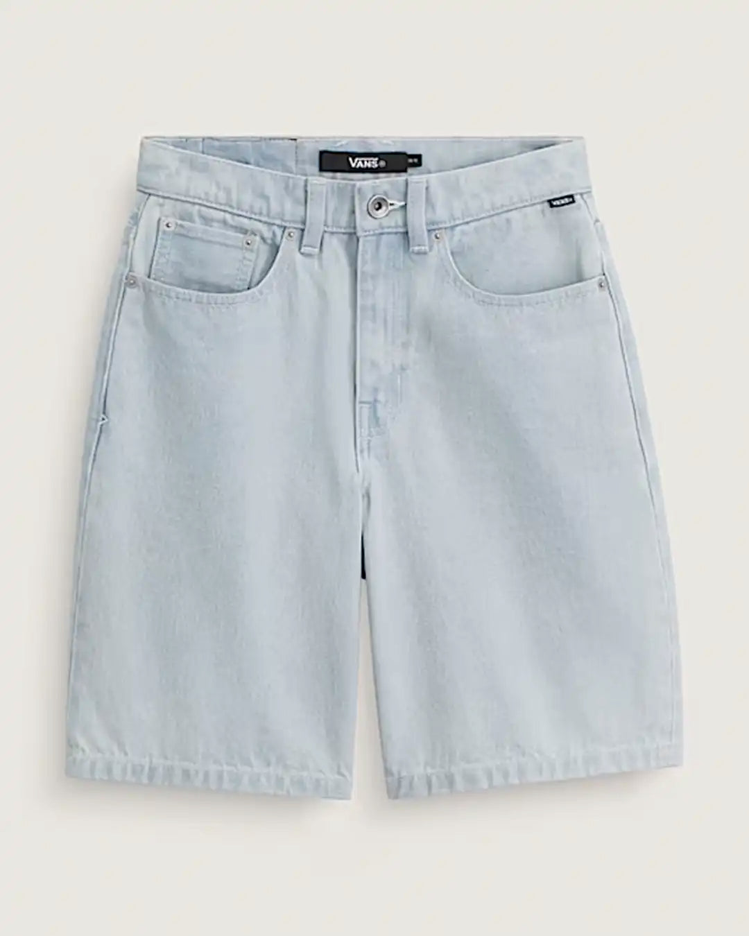 Kids Check-5 Baggy Denim Shorts - Blue Ice