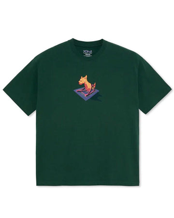 T-shirt Dog - Dark Green