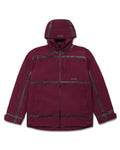 Taped Winter Jacket - Burgandy