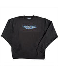 Infinity Blue Crewneck Sweatshirt - Black