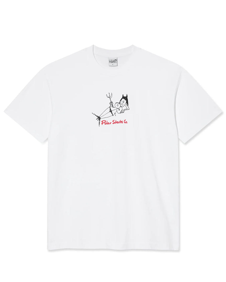 T-Shirt Devil Woman - White