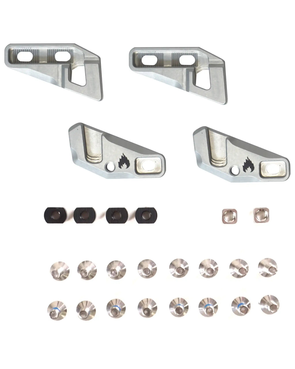 SPARK R&D Fixie Clips - Through-Mount Metal Splitboard Accessory
