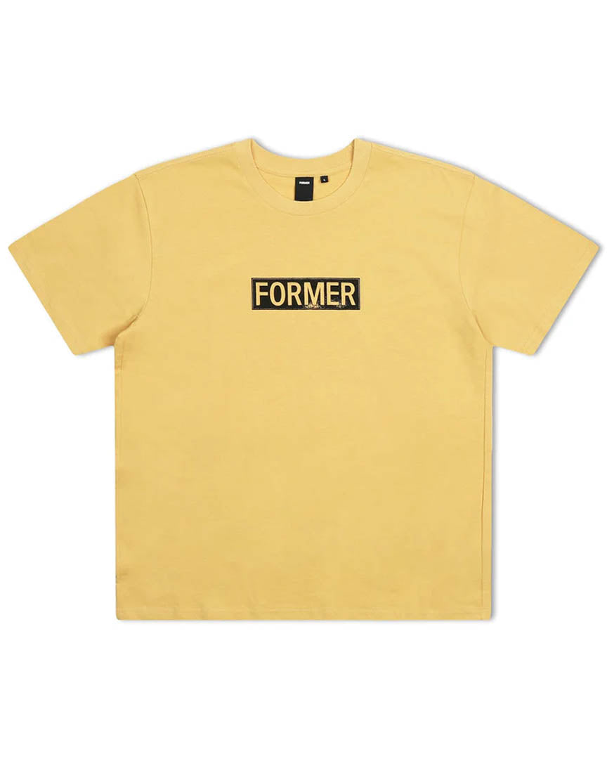 T-shirt Legacy Plate - Mustard