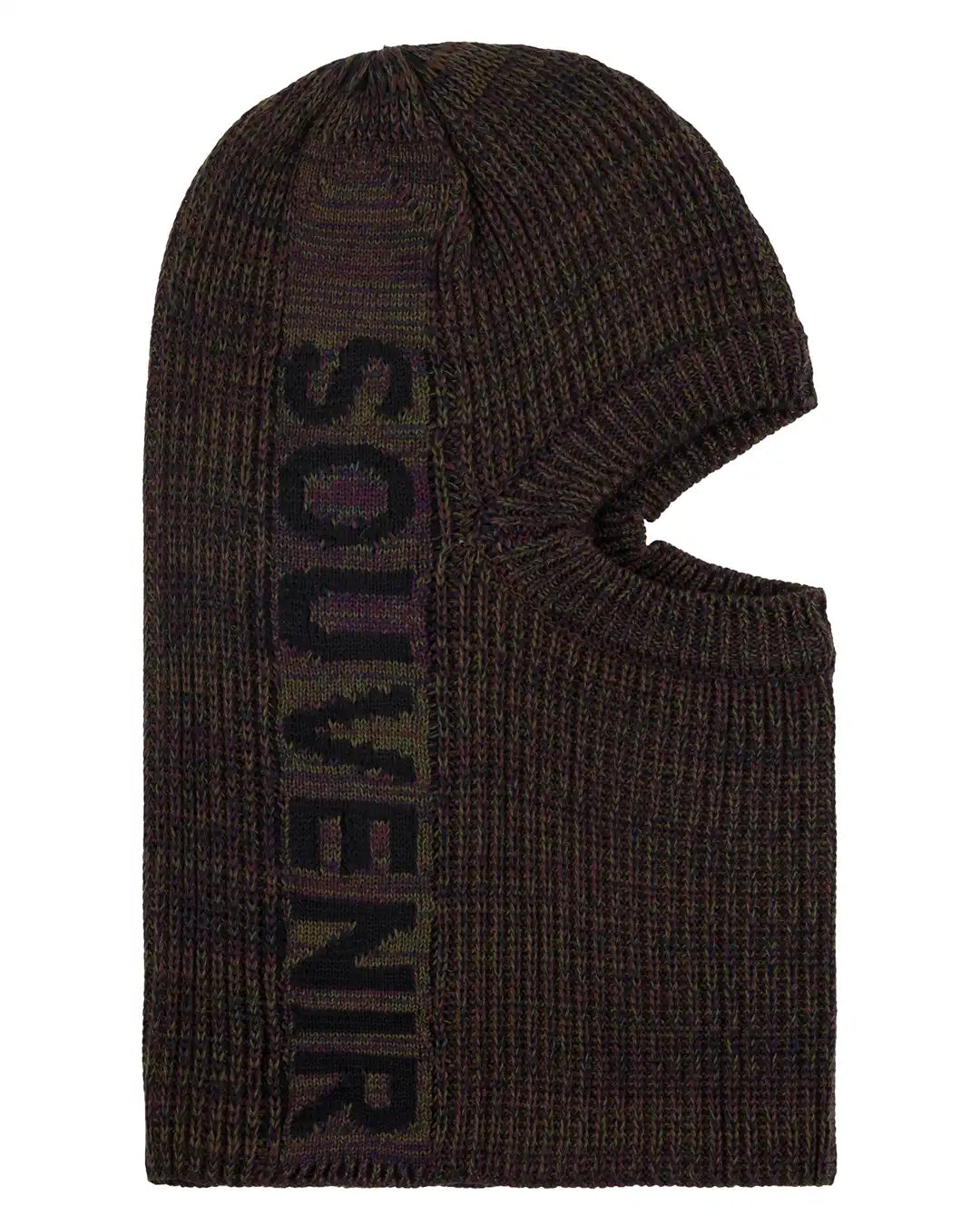 SOUVENIR Multi Yarn Burgular Mask - Chocolate Beanie