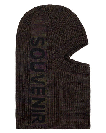 Multi Yarn Burgular Mask - Chocolate