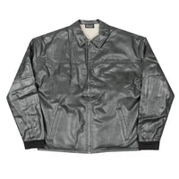 Manteau Leather - Black