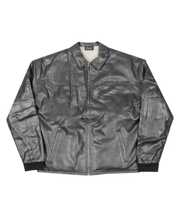 Manteau Leather - Black