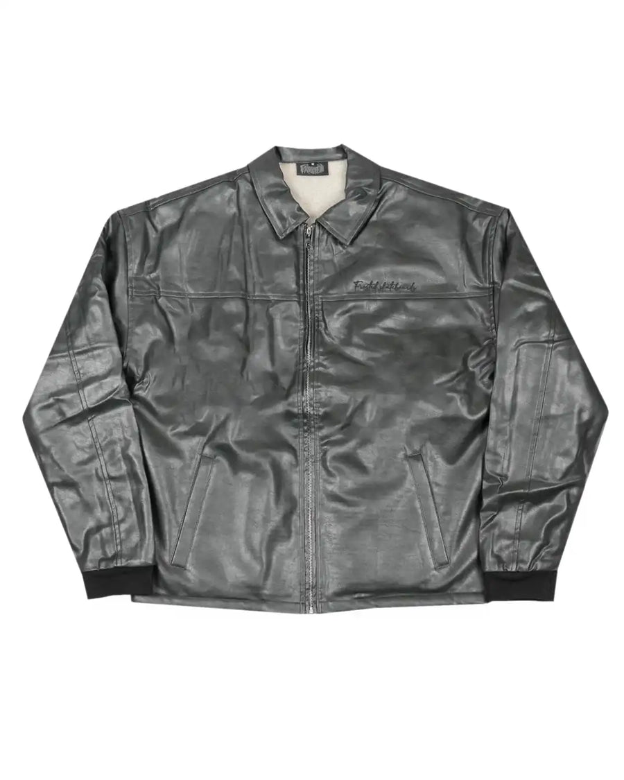 Manteau Leather - Black