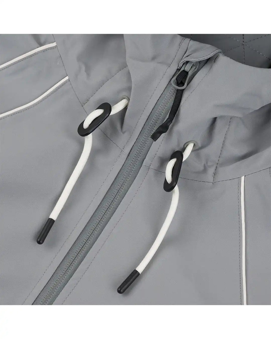 Insulated Track Winter Jacket - Cool Grey