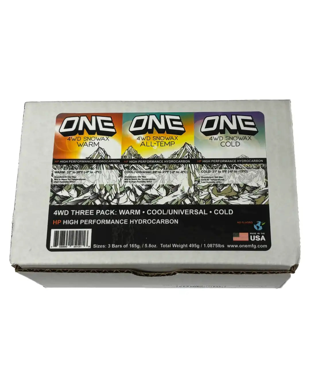 4Wd 3 Bar Snow Wax - Warm/Cool/Cold